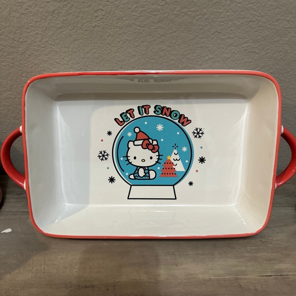 SALE! Hello Kitty Let It Snow Casserole Dish